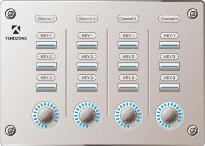 Nadzorna plošča z gumbi in gumbi